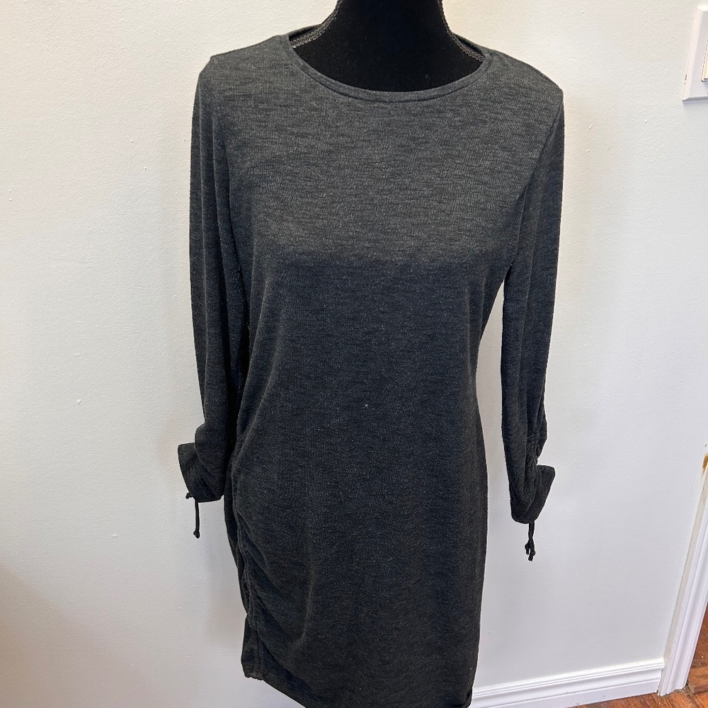 Reitmans large grey long sleeve mini dress